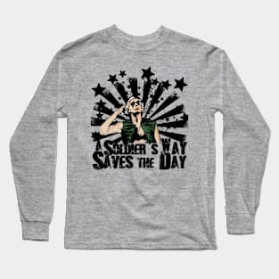 The 'Burbs Soldier's Way T-Shirt - March to the Beat of Suburban Chaos Long Sleeve T-Shirt